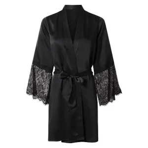 Kimono en satin femme