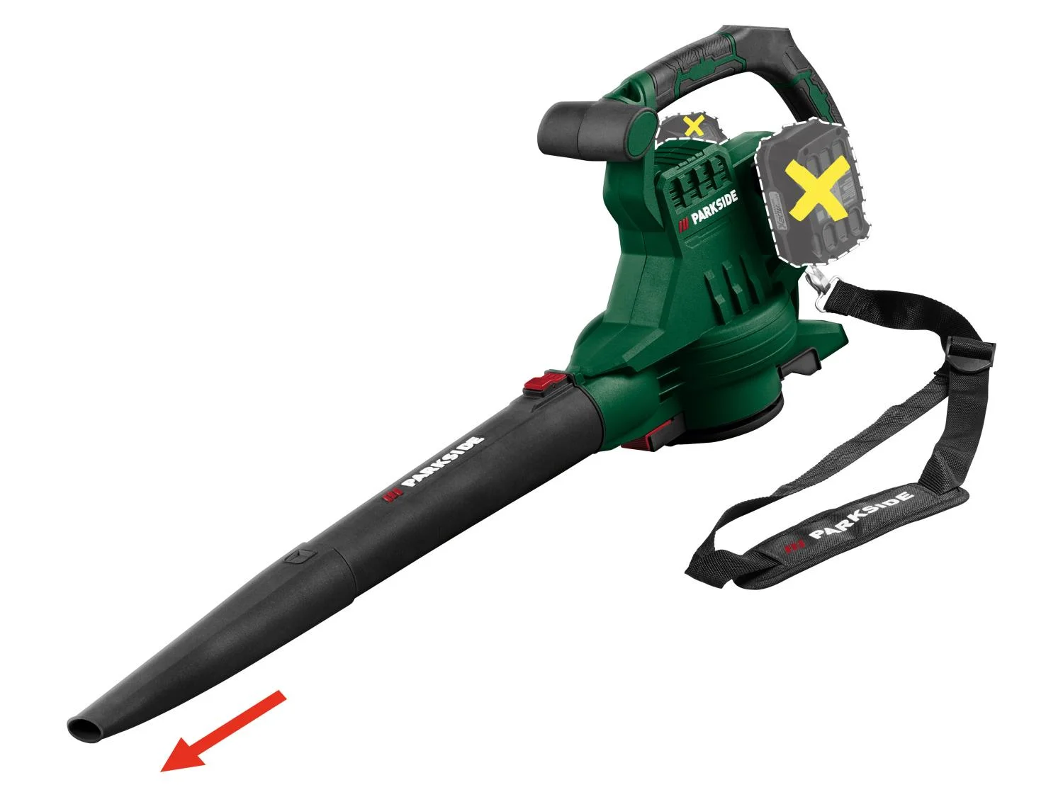 Aspirateur souffleur/broyeur électrique sans fil, 320 km/h, 40 V - Image 13