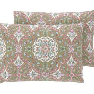 Lot de 2 taies d’oreillers en satin, 70 x 50 cm
