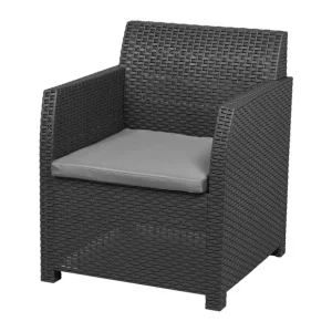 Ensemble de meubles de balcon, anthracite/gris, 3 pièces — SKU 1PQTF8SR6UW5YGA4C
