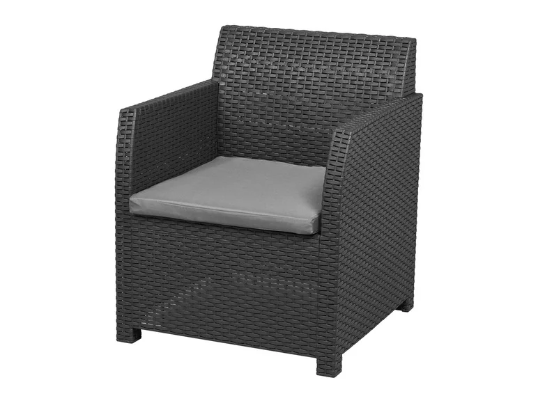 Ensemble de meubles de balcon, anthracite/gris, 3 pièces — SKU 1PQTF8SR6UW5YGA4C