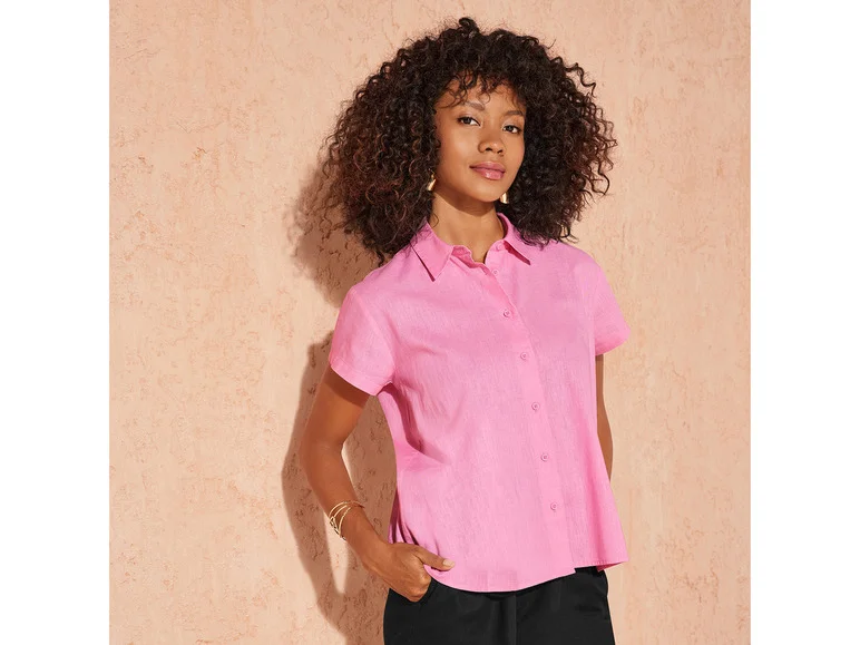 Blouse en lin femme — SKU PEWDM4WMRH5RM73Z - Image 3