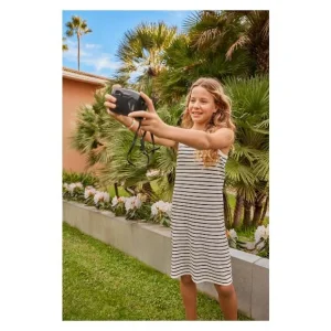Robe côtelée fille