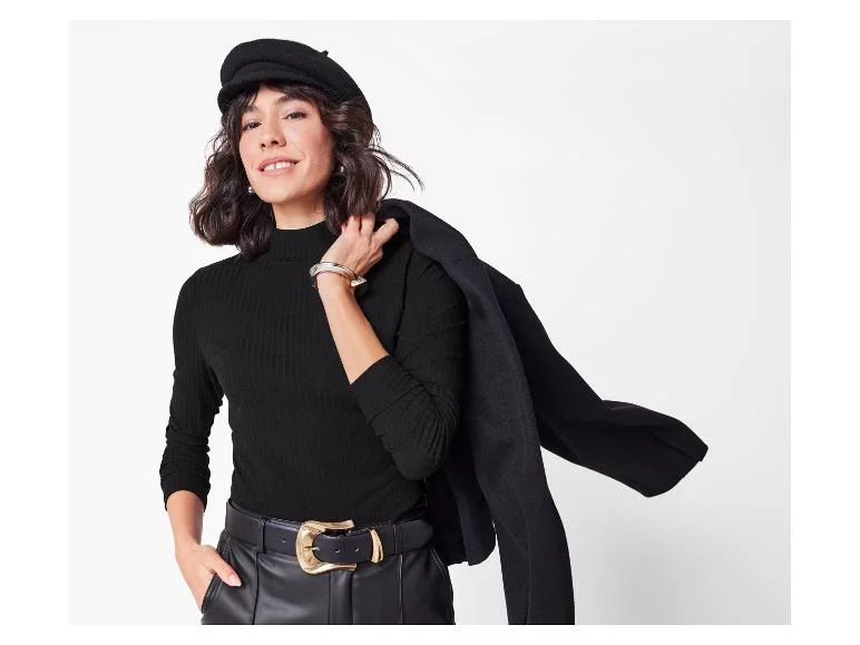 Pull en maille côtelé femme — SKU XCSCQ0KAEZSQX5XG - Image 7