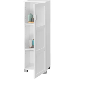 Colonne de salle de bains Basel, 37 x 114,1 x 34,5 cm, blanche — SKU VQYSN1PTTD1Z74XO