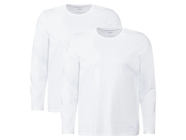 Lot de 2 t-shirts manches longues homme
