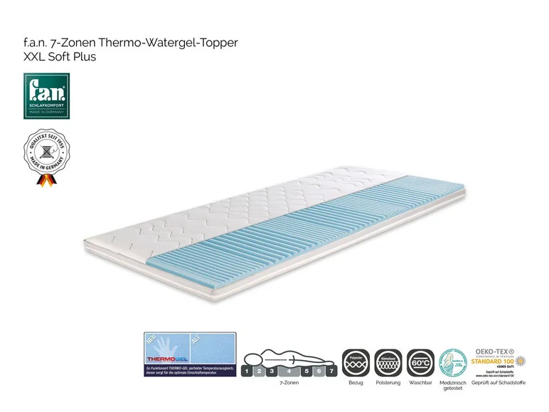 Surmatelas à mousse thermorégulatrice XXL Soft Plus - Image 2