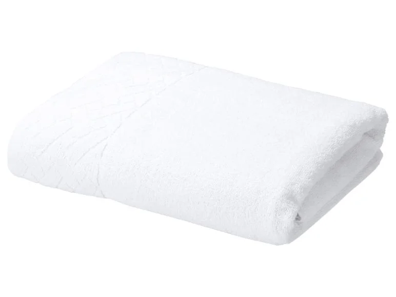 Serviette de douche ou drap de bain en éponge
