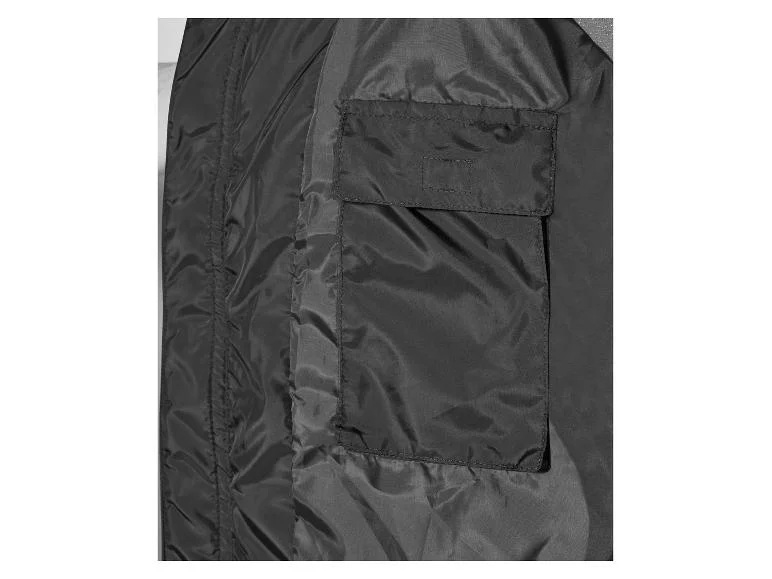 Manteau matelassé long pour femme, fentes latérales avec boutons-pression. - Image 3