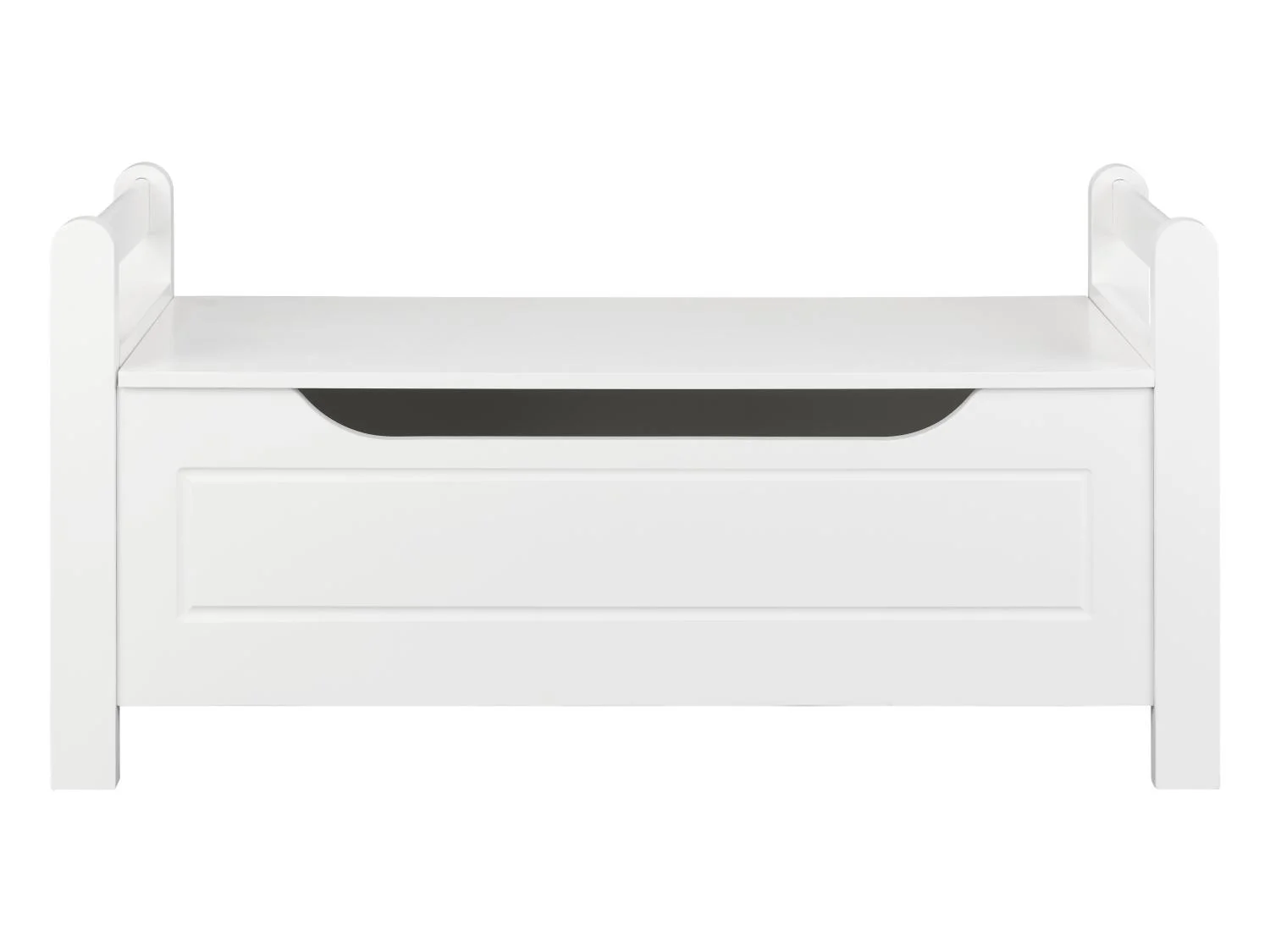 Banquette avec espace de rangement, 88 x 43 x 38 cm, blanc - Image 8
