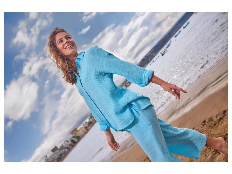 Blouse en mousseline femme — SKU X109VZT7IEXECUXC - Image 3