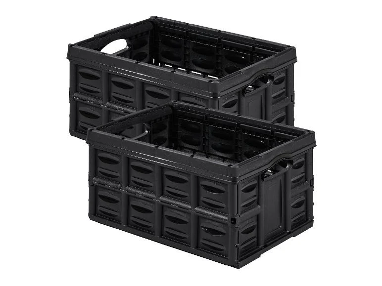 Lot de 2 casiers pliants, 45 L - Image 2