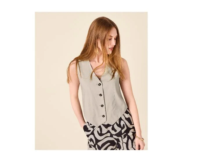 Gilet en lin Premium femme - Image 10