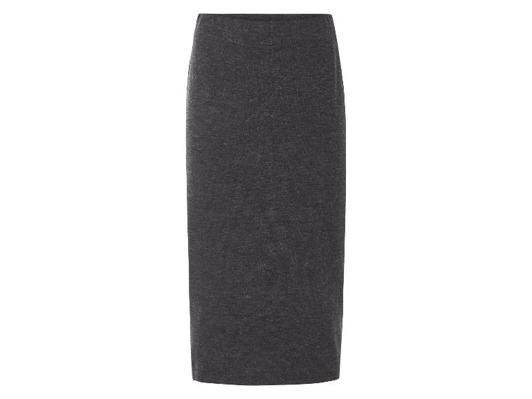 Jupe mi-longue en maille femme - Image 3