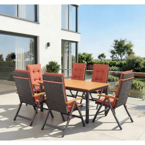 Lot de 2 fauteuils pliants Valencia