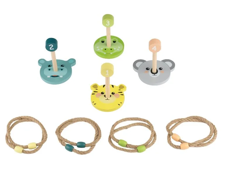 Jeu de quilles animaux ou Jeu de croquet ou Jeu de lancer d'anneaux animaux - Image 5
