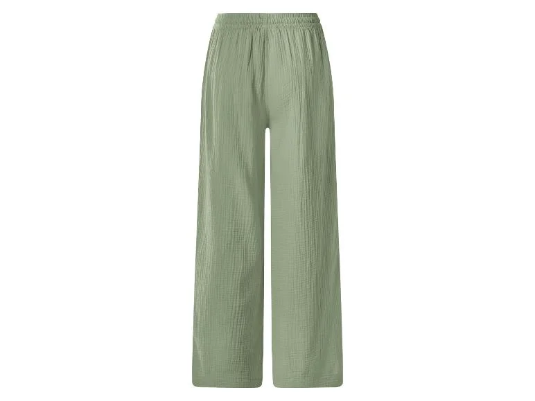 Pantalon large en mousseline femme - Image 11