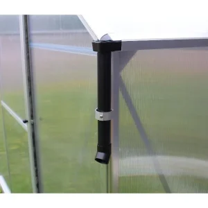 Lot de 2 descentes de gouttière pour serre de jardin, 28 x Ø 3,2 cm