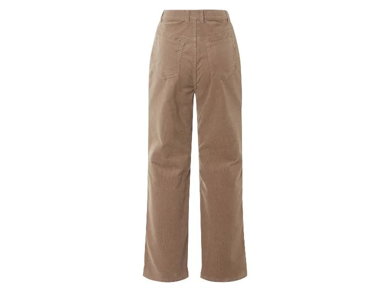 Pantalon en velours côtelé, coupe large et droite - Image 3