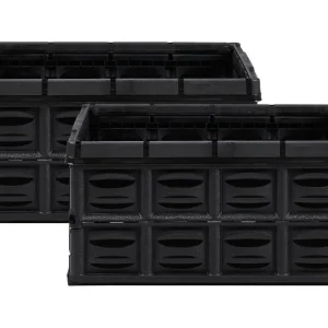 Lot de 2 casiers pliants, 45 L