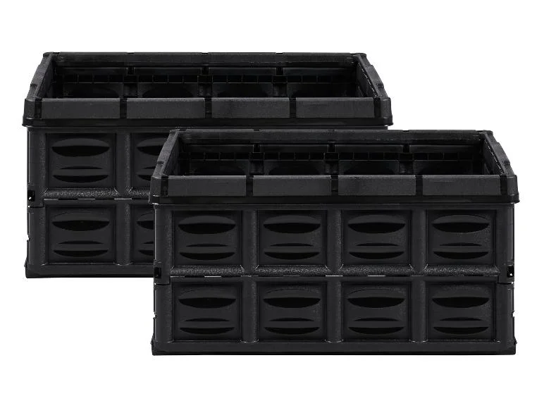 Lot de 2 casiers pliants, 45 L