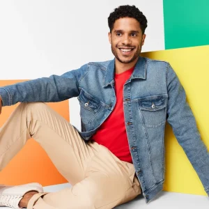 Veste en jean homme — SKU 82Y1KHWP5CUGVC2I7