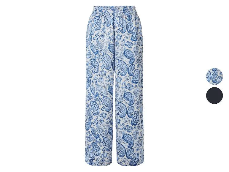 Pantalon large en satin femme — SKU M44Q9G0VP56K666ZB