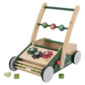 Chariot de marche en bois