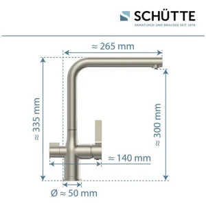 Robinet d'eau potable AQUASTAR PRO avec système de filtration anti-calcaire