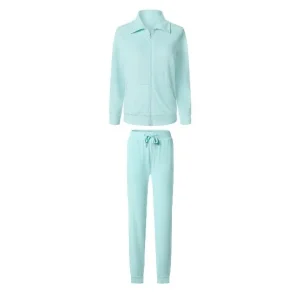 Ensemble détente en velours femme — SKU U9KPFIGGKHWDNAWS
