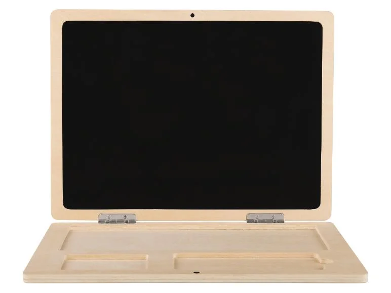 Ordinateur portable en bois ou Horloge magnétique — SKU Z0PABPI3RDJOJA0CV