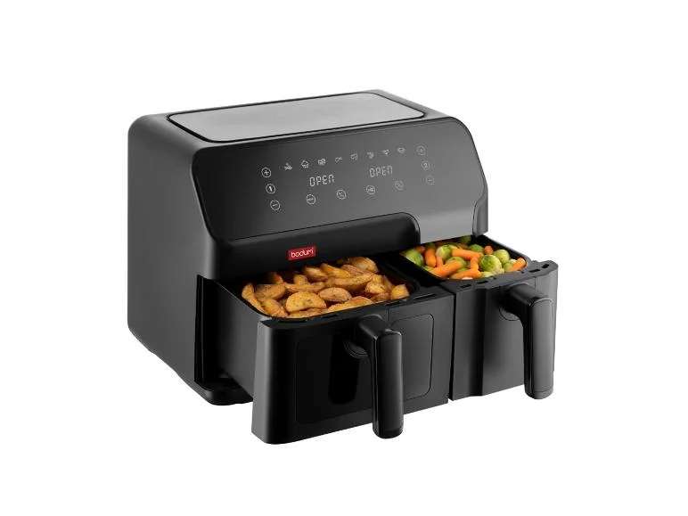 Friteuse à air chaud L, 2 compartiments, 5,1 l et 3,2 l, 2700 W. - Image 3
