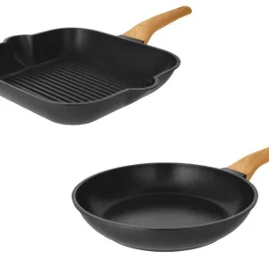 Poêle à griller ou Poêle à frire en fonte d’aluminium