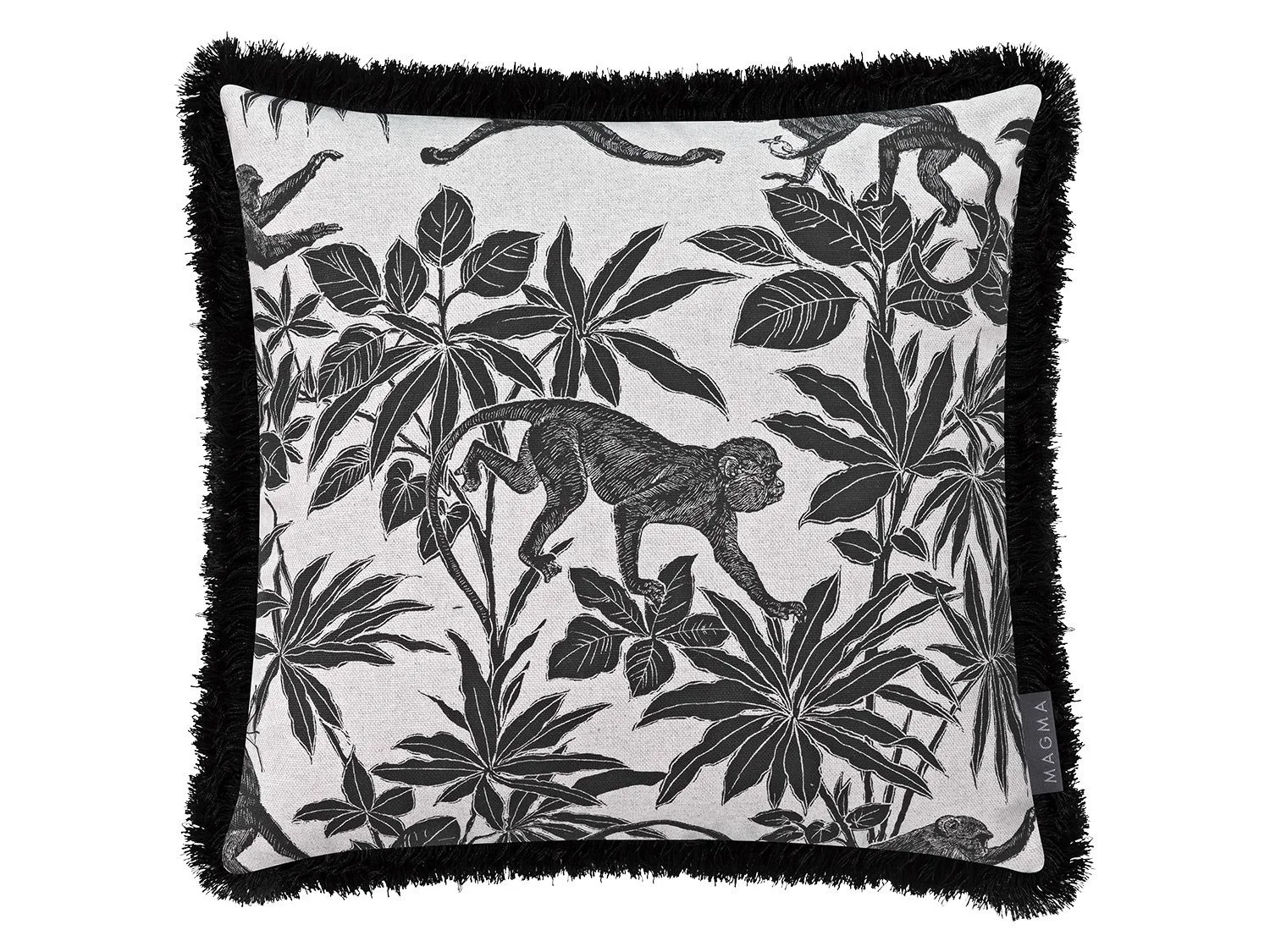 Housse de coussin MONKEY avec franges - Image 5