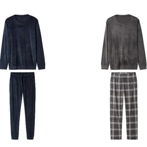 Ensemble pyjama en velours homme