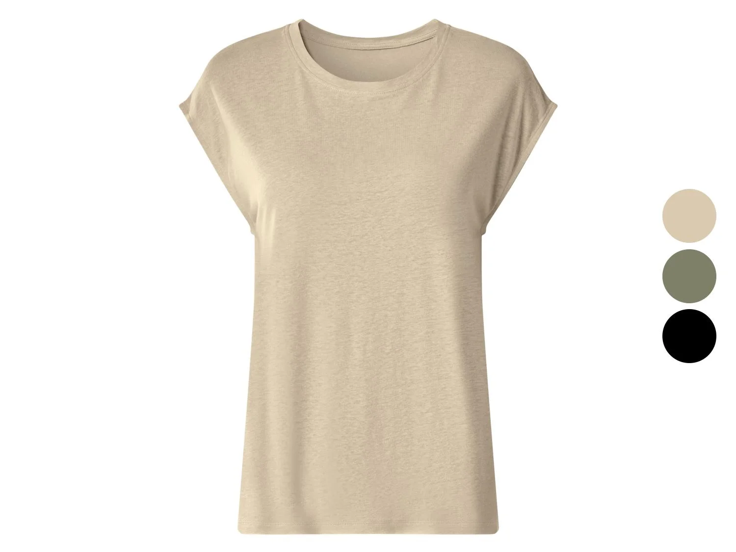 T-shirt en lin Premium femme — SKU GA6AWMQZ8MU6QXIFB - Image 4