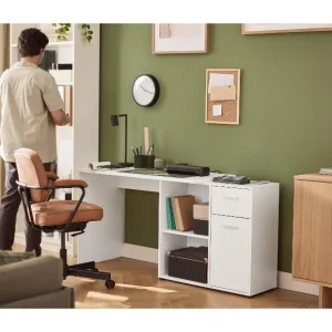 Bureau avec caisson de rangement