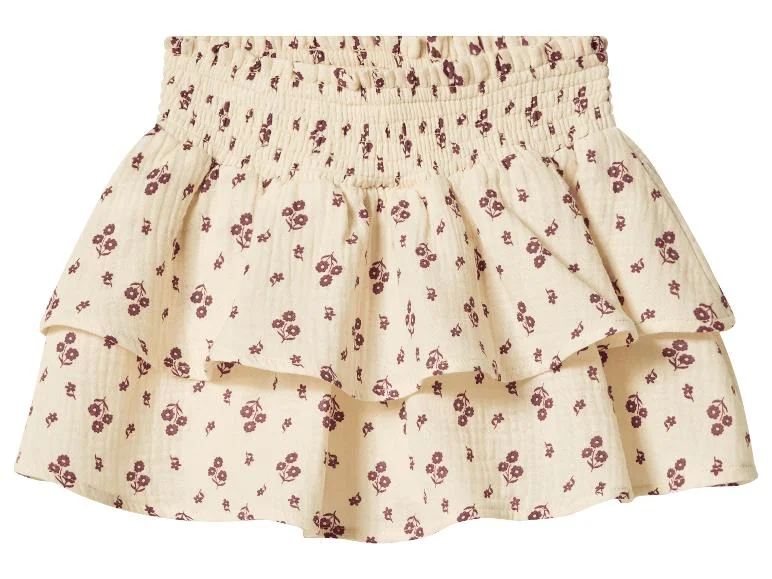 Jupe en mousseline petite fille