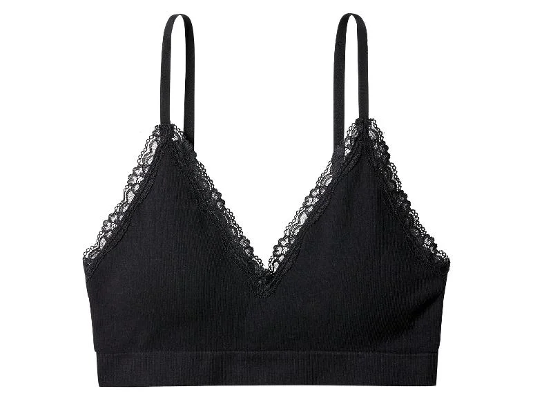 Brassière côtelée à dentelle femme — SKU C2BNE97R0I4B0V84X - Image 7