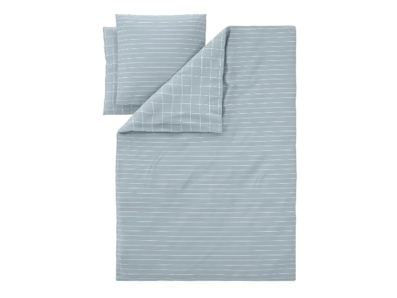 Parure de lit double face en satin microfibre, 240 x 220 cm - Image 2