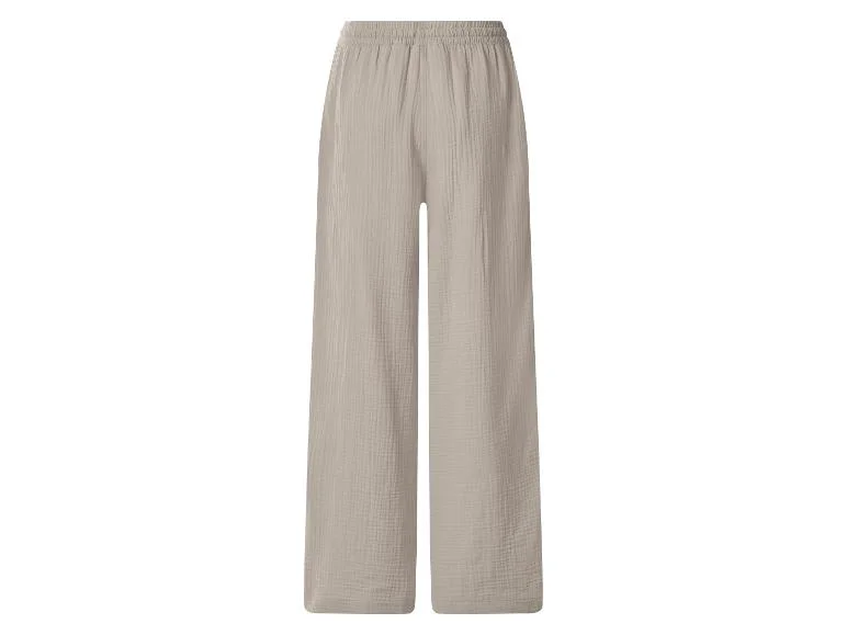Pantalon large en mousseline femme - Image 4