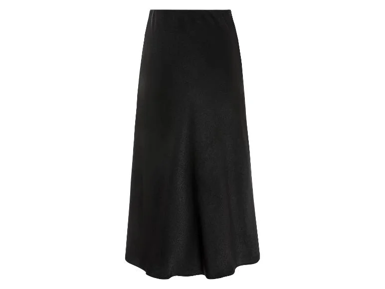 Jupe mi-longue en satin femme - Image 7