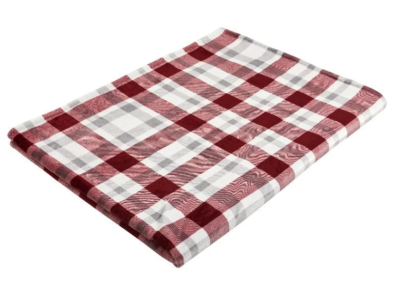 Plaid en microfibre