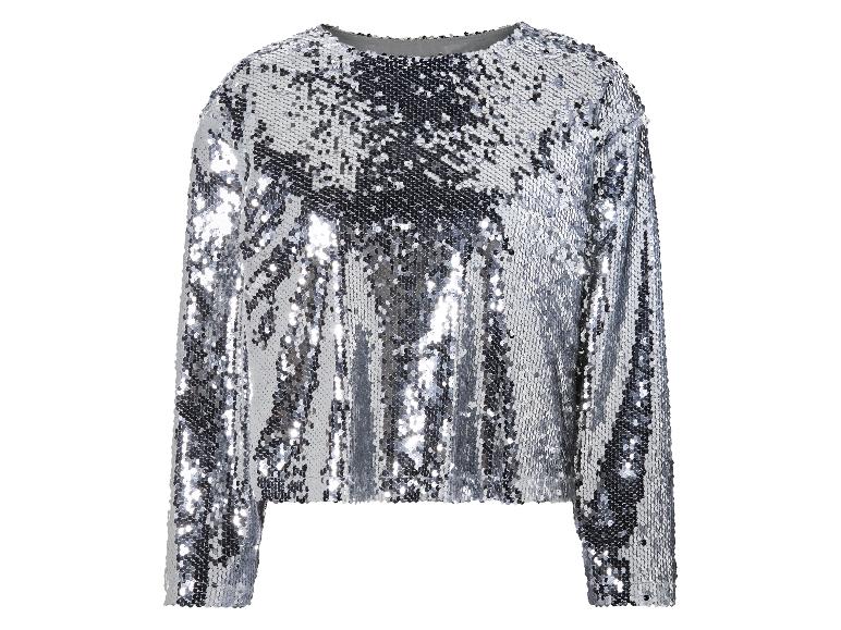 T-shirt à paillettes femme - Image 3