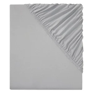 Lot de 2 draps-housses en jersey, 90-100 x 200 cm
