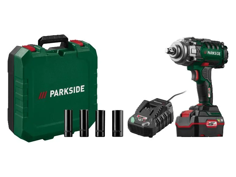 Set visseuse à chocs sans fil PASSK 20-Li C4 + batterie + chargeur, 20 V - Image 5