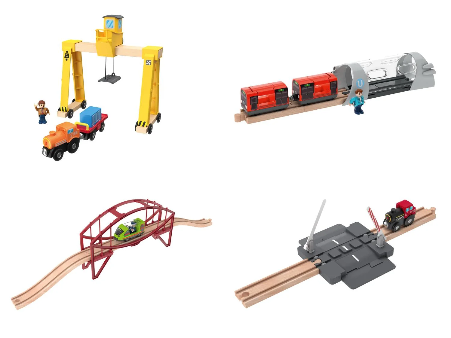 Accessoires pour circuits de train en bois - Image 20