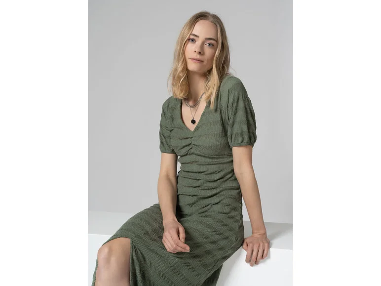 Robe midi effet froissée femme — SKU RUCGGLNUO2M52ENJ - Image 6