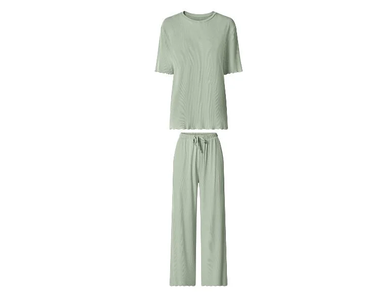 Ensemble pyjama côtelé Premium femme - Image 3