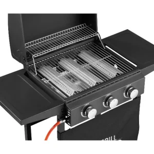 Barbecue à gaz 3 brûleurs, 48 x 39 cm, 9 kW